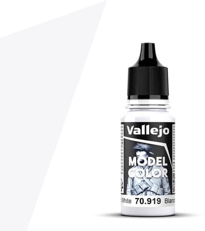Vallejo Hobbyverf Acrylverf - 70919 Model Color Cold White - Acryl Verf flesje - 17 ml