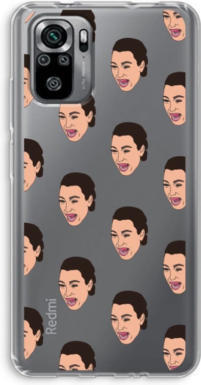 Case Company® - Hoesje geschikt voor Xiaomi Redmi Note 10S hoesje - Ugly Cry Call - Soft Cover Telefoonhoesje - Bescherming aan alle Kanten en Schermrand
