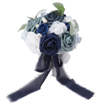Handgemaakt Romantisch Boeket Vrolijke Kleuren voor Feest, Bruiloft, Kantoor, Winkel en Tuin Decoratie