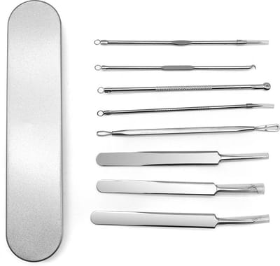 Scoby - Gezichtsverzorging Set – Mee-eters Verwijderen – 8-delig Set – Facial Cleaning Tools – Opbergdoosje – Schoon Gezicht