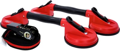 Zuignap Set - Til Hulp - Platen Verplaatsen - Krachtige Dubbele Zuigkracht - 35x25x13 cm