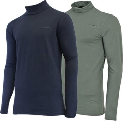 2-Pack Campri - Skipully - Wintersportpully - Heren - Navy/Jungle green (547) - maat S