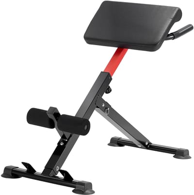Romeinse Stoel Hyperextensiebank, Belastbaar Tot 113 Kg, Opvouwbaar, Ideaal voor Rugtraining En Thuisgymnastiek, Veelzijdige Fitnessbank voor Effectieve Spiertraining