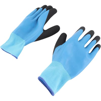 Gants Isolants d'Électricien 400V Résistants à la Tension Antidérapants en Caoutchouc Gants Électriques Haute Tension pour Équipement Électrique blue