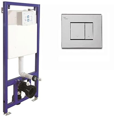 Inbouwtoilet met Eco Spoelbak en Montage-element