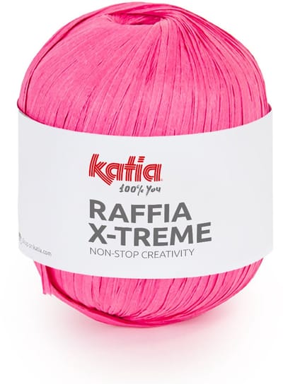 Katia Raffia X-Treme - 106 Fuchsia - Biologische Viscose Lintgaren