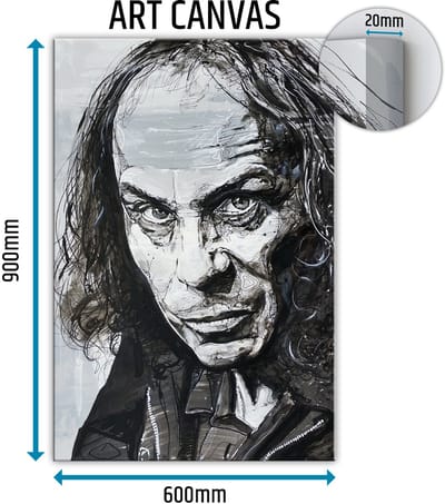 Ronnie James Dio canvas 60x90 cm