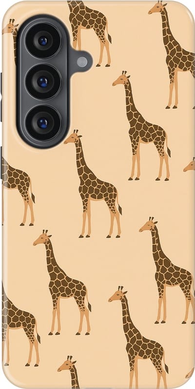 DripCase Luipaard Hoesje Samsung Galaxy S26 | Backcover met Mag | Hoesje met Dierenprint Samsung Galaxy S26 Giraffe