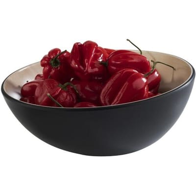 GGM Gastro (6 Stück) Schale - FRIDA - Melamin - 1 Liter - Ø 215mm - Schwarz