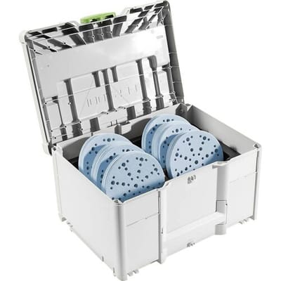 Festool 578192 Schuurschijvenbox Diameter 150 mm Korrelgrootte (num)=60, 80, 120, 150, 180, 220 1 set(s)