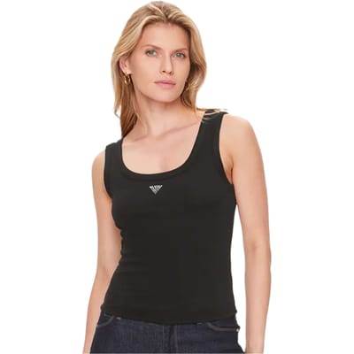 Damestanktop Guess Triangle Bling Rib