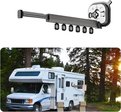Draagbaar RV-droogrek voor boten, camper en reizen - Aluminium ladder kledingrek met ruimtebesparing