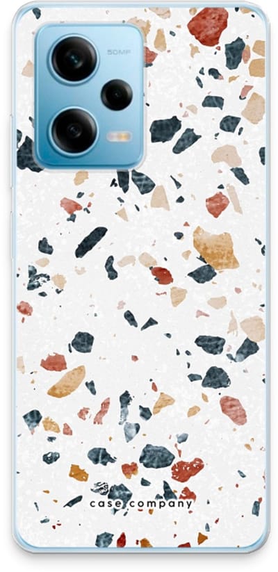 Case Company® - Hoesje geschikt voor Xiaomi Redmi Note 12 Pro 5G hoesje - Terrazzo N°4 - Soft Cover Telefoonhoesje - Bescherming aan alle Kanten en Schermrand