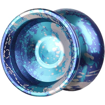 Professionele niet-reagerende jojo-jojobal van aluminiumlegering voor beginners en gevorderde spelers blauw