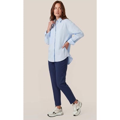 Caroline Tensen Birmingham Blouse Licht Blauw