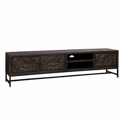 Tower Living - Casina tv-meubel - 200 cm - zwart