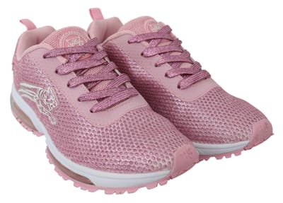 Plein Sport Dames Roze Blush Polyester Gretel Sneakers Schoenen