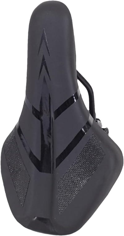 Kinderfietszadeldek - Fietszitkussen kind - Comfortabel fietsen - Schokabsorberend schuim - 24 x 14.5 cm - Zwart