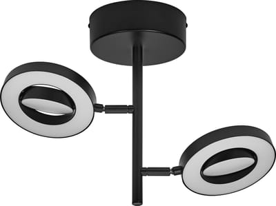 LEDVANCE DECOR SPOT SATURN, 21W, 465lm, zwart, spot, verstelbare koppen, veelzijdig gebruik, interieurspot, kleurtemperatuurregeling met 3 niveaus, hoogwaardige behuizing