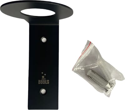 BBBLS® Design Dispenserhouder RVS / Metaal Zwart | 21cm rietje | Zeeppomp | Zeepdispenser | Zeephouder