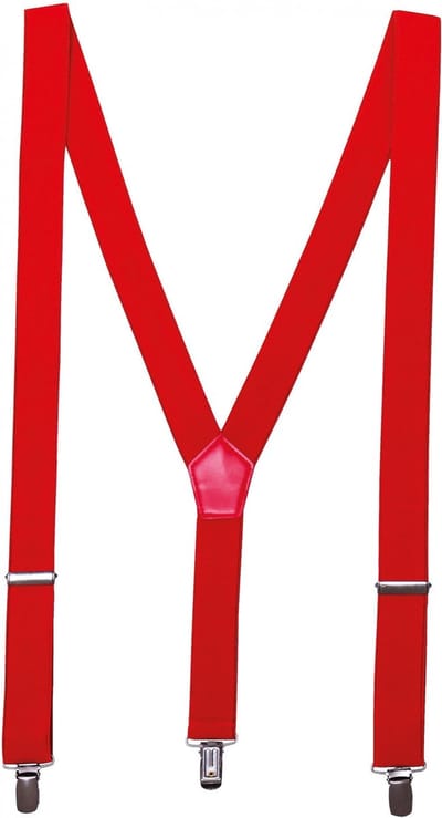 Bretels One Size Premier Red 60% Polyester, 40% Rubber