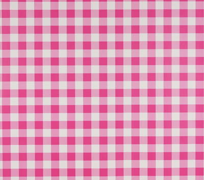 Dutch Wallcoverings Papierbehang ruitje - roze/wit