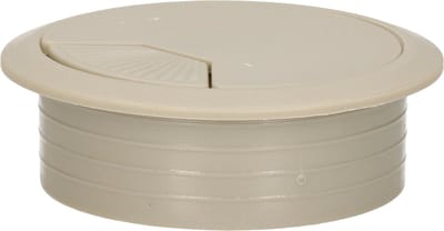 AMIG Kabeldoorvoer - kunststof dop met opening - Dia 60 mm x H20 mm - grijs - afsluitdoppen voor bureaus