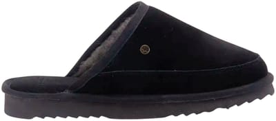 Warmbat Cowra Suede Heren Sloffen - Zwart