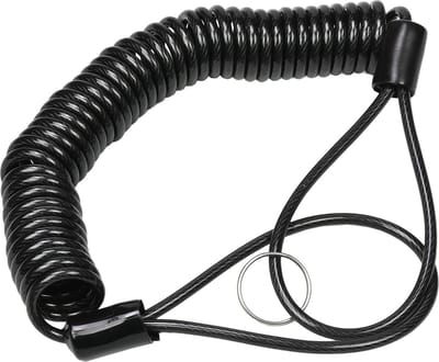Stahlex Staalkabel met lussen - 3 meter x 4 millimeter - geplastificeerd - kabelslot - terraskabel