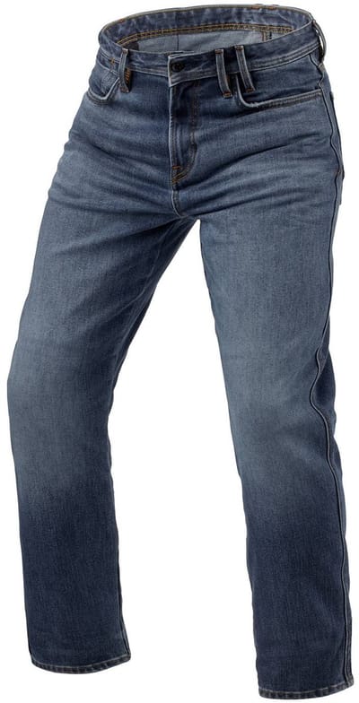 REV'IT! Jeans Lombard 3 RF Medium Blue Stone L36 Motorcycle Jeans - Maat L36/W31 - Broek