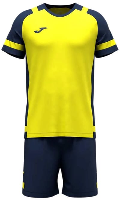 Joma Lider Korte Mouw Set Geel XL Man