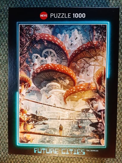 Heye puzzel Shroomland 1000 stukjes legpuzzel karton.