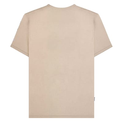 Lambretta Heren borst streep T-shirt (Cashew)