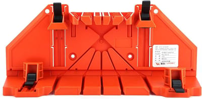Verstekbak voor zaag - Kunststof verstekbox - Nauwkeurig hoeken zagen - Sterk ABS materiaal - 14 inch - Oranje