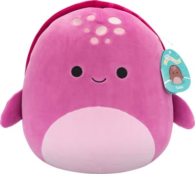Squishmallows - Tudor - Maroon Leatherback Turtle 30cm pluche