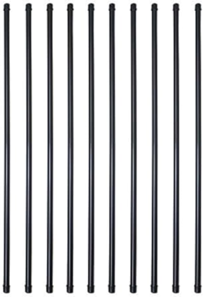 Effen Zwarte 3/4 Inch Rond x 32 Inch Trap Deck Balusters - Pack van 10