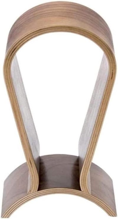 Koptelefoon standaard - Hoofdtelefoon houder - Bureau organiseren - Massief hout - Universeel - Houtkleur