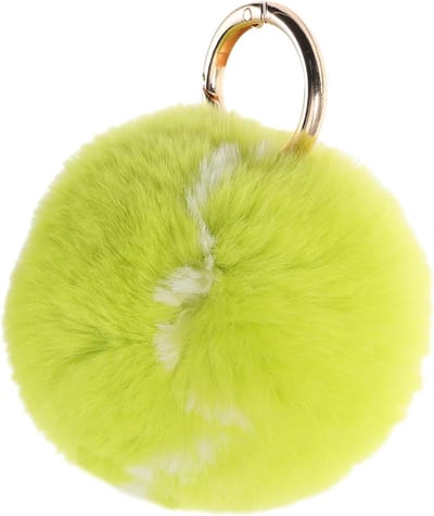 Mini Tennisbal Sleutelhanger - Sportieve Bag Charm - Sleutels Decoreren - Lichtgewicht Materiaal - 8 x 8 x 8 cm