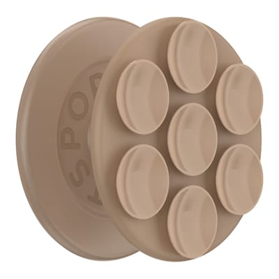 PopSockets Suck-Up Grip & Mount - met Magnetische Ring Zuignap - Latte