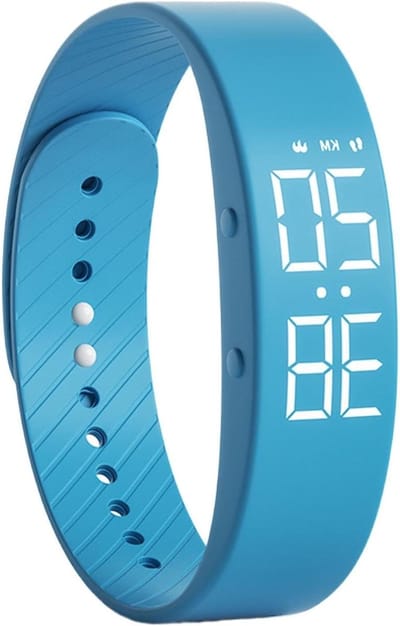 Polswekker - Tril alarm - Stil herinneren - Oplaadbare batterij - 5.5x1.7cm - Zwart