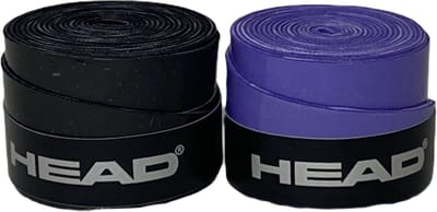 Head Tennisgrip - Overgrip - Antislip - Zweet absorberend - Tennis - Padel - Badminton - Squash - Tennisgrips - Soft - Zacht - Grip Tennis - Tennis Grip - Tennis Grip Zwart & Paars - Tennis Grip Zwart - Tennis Grip Paars - Zwart - Paars