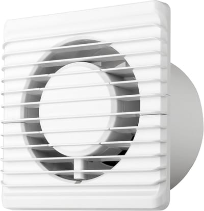 Stille Badkamerventilator Wandventilator voor Ventilatie Badkamer en Toilet (Ø 100/125/80 mm)