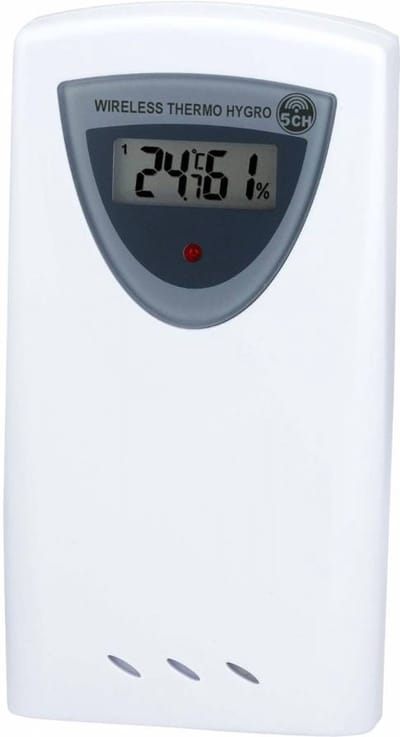BresserThermo/Hygro Sensor - 433Mhz frequentie - Compatibel met een aantal Bresser Weerstations