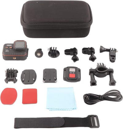 Waterdichte Actiecamera - Sportcamera 4K - Avonturen Vastleggen - 6-assige Anti-Shake - IP68 tot 5m - Zwart