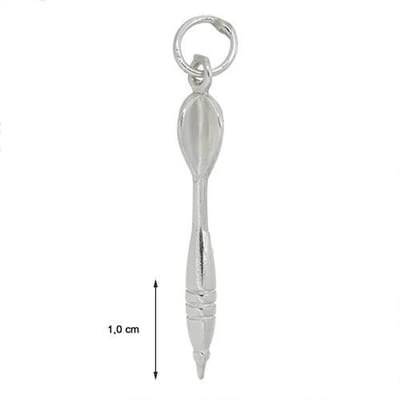 Blinx Jewels Zilveren Hanger Dartpijl Darts