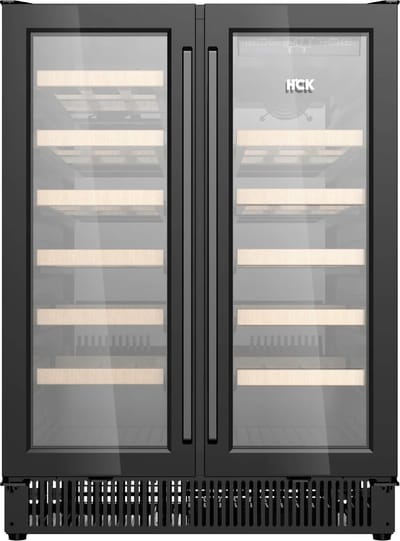 HCK Wijnkoelkast 2 zones SC-120WD - 40 Flessen - 39 dB - 4 - 22 °C