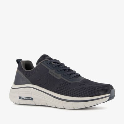 Marco Tozzi heren sneakers blauw - Maat 40 - Uitneembare zool