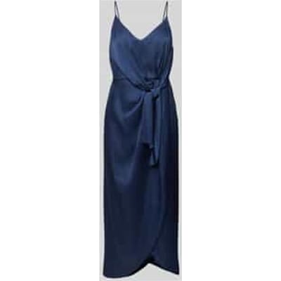 Cocktailjurk met knoopdetail