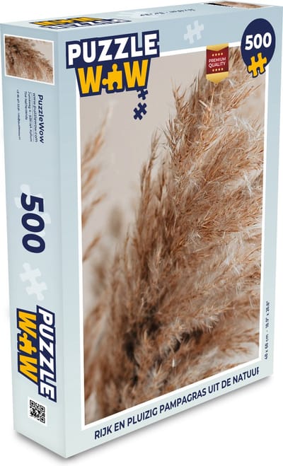 Puzzel Gras - Planten - Natuur - Pampasgras - Legpuzzel - Puzzel 500 stukjes