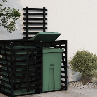VIN® Kliko Ombouw – Containerberging – Enkele Containerkast – Containerombouw - Container Ombouw – Zwart